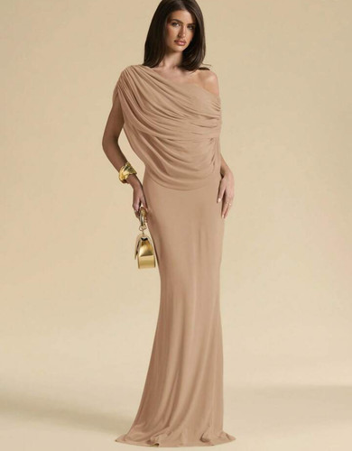 Shenylez cowl neck khaki - cowl,