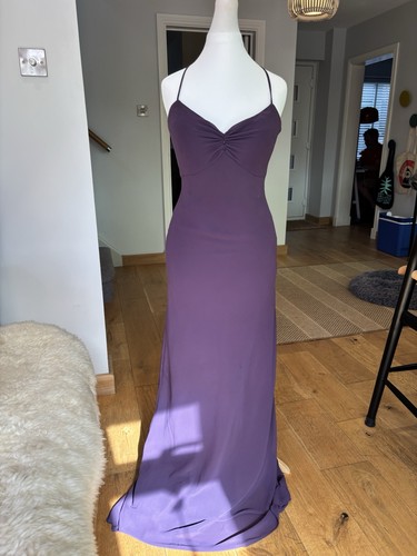 Vintage purple chiffon maxi - vintage,
