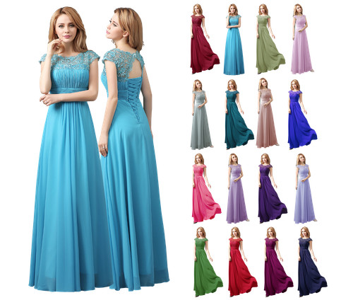 Chiffon long maxi evening - maxi,