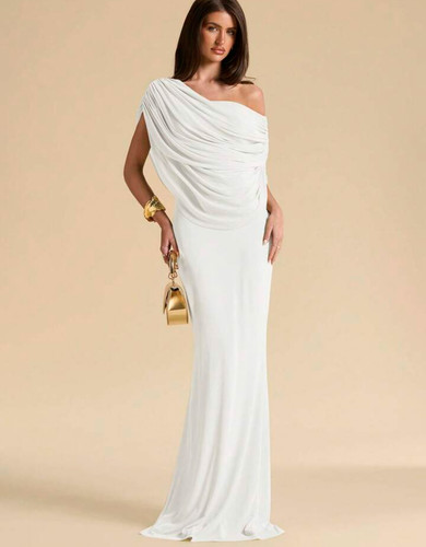 Shenylez cowl neck off - neck,