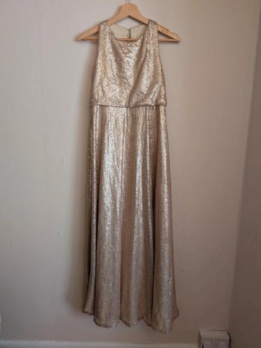 Champagne long dress occasion