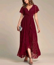 Ever-Pretty Size 8 Red Lace