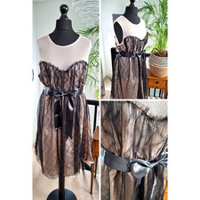 Black DRESS Ladies Tulle Prom