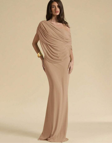 Shenylez cowl neck khaki - cowl,