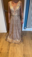 Prom Dress. Size 10. Champagne