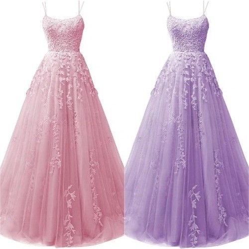 Prom dresses lace appliques - prom,